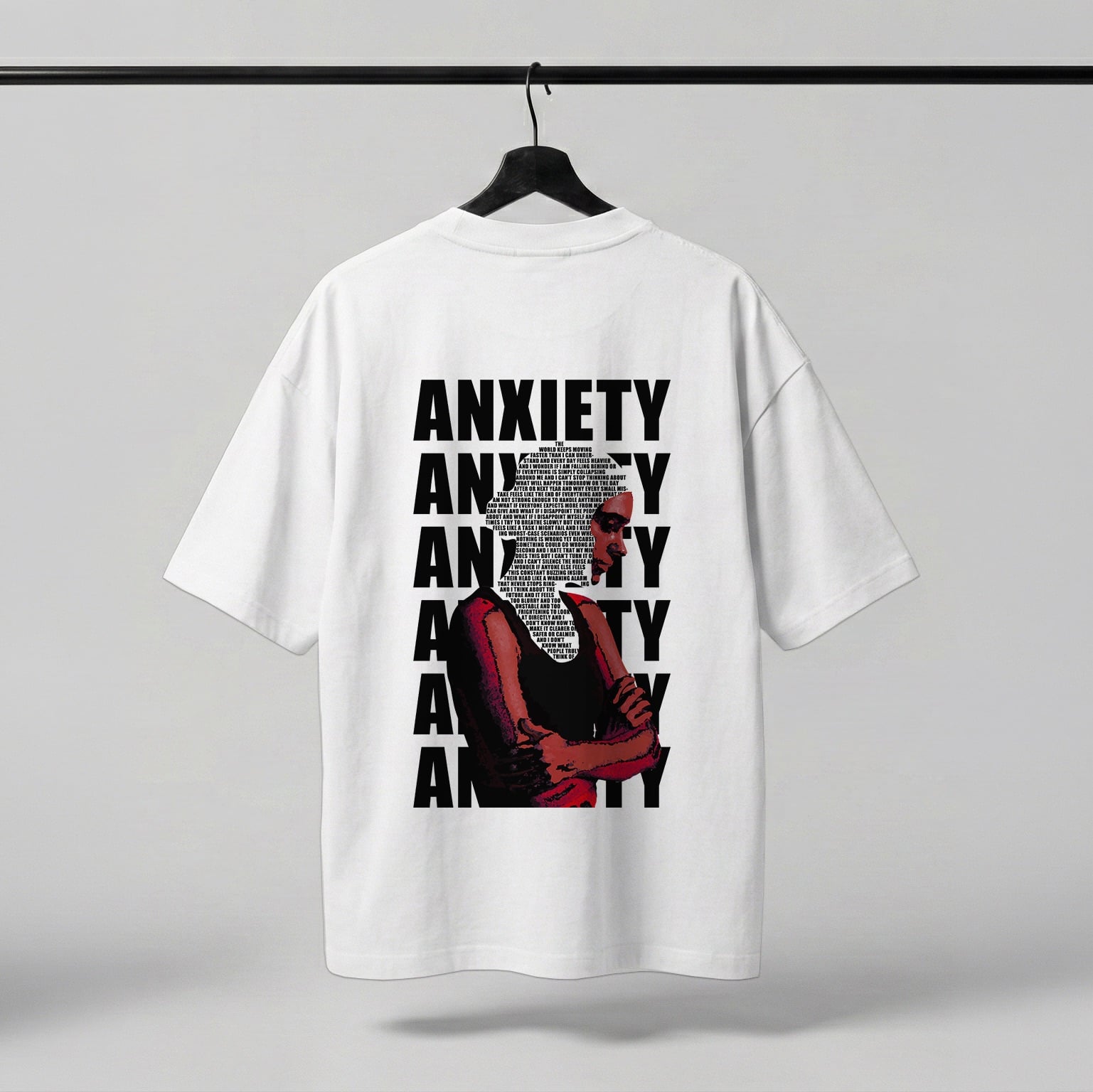ANXIETY™ - Beyaz arka